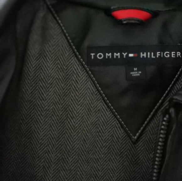 NWT Tommy Hilfiger leather jacket - Picture 2 of 4